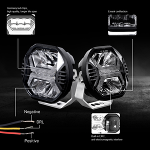 ไฟ LED ขับสำหรับรถจี๊ปรถบรรทุก SUV UTV ใหม่ล่าสุด4นิ้วความสว่างสูงสุด5700K - Product Image 6