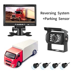 Cảm biến đỗ xe với màn hình xe buýt cho xe tải trường học xe buýt máy ảnh buzzer 24V xe tải trường học xe buýt van cảm biến đậu xe phía sau xem sao lưu - Product Image 2