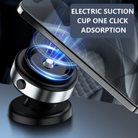 360 support de téléphone magnétique rotatif support magnétique universel double face téléphone intelligent facile à utiliser support de téléphone à aspiration forte sous vide