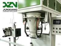 Máquina de Envasado de Gránulos Semiautomática de 10-50 KG, Controlada por PLC, Tipo Banda, Alta Productividad y Precisión