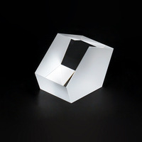 Prisme pentagonal de haute précision à 90 degrés pour la direction du faisceau optique, nivellement laser, verre K9, surface non revêtue, personnalisable