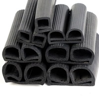 Bande d'étanchéité plate autocollante en mousse EPDM pour joint carré, résistante à l'usure, pour remplissage de fentes, porte d'armoire, étanche et anti-collision