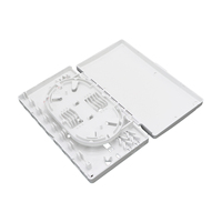 Mini boîtier mural FTTH pour fibre optique, 2, 4 ou 8 ports, anti-vol, pour intérieur