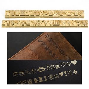 Molde de troquelado de cuero con 10 números y 20 símbolos, herramienta de grabado personalizado, máquina de troquelado con ranura en T de 10 cm, accesorio de 52 letras del alfabeto - Product Image 5