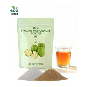 Extrait de Luo Han Guo (fruit du moine) naturel et biologique en poudre, marque privée OEM/ODM, 100g, aliment santé - Product Image 1