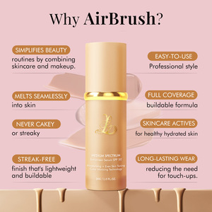 4-in-1 màu sắc thay đổi Foundation - Biomimetic che khuyết điểm, không cakey không trắng đúc, lâu dài trang điểm cơ bản, Smudge bằng chứng li - Product Image 3