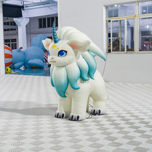 Grande licorne gonflable réaliste pour les expositions d'anime et les événements culturels <span class=keywords><strong>pop</strong></span> - Product Image 2