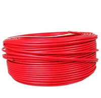 Fil et câble en cuivre pur isolé en PVC ignifuge, à brin unique, pour usage industriel et domestique, sûr et inodore