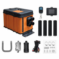5KW 12V 24V Alet Kutusu Tipi Dizel Park Isıtıcısı Hepsi Bir Arada, Dahili Yakıt Deposu, LCD Ekran ve Uzaktan Kumanda ile Kamyon, Karavan ve Kamp Aracı için