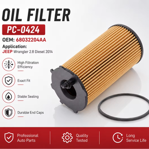 Filtro de Aceite Diésel al por Mayor de Fábrica Poyou 68032204AA para Jeep Cherokee, Piezas de Automóvil OEM ODM, Logotipo Personalizado, Listo para Exportar - Product Image 1