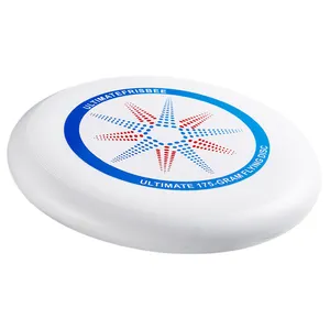 Wholesale Custom Logo Kids Adults Throwing Training Ultimate Frisbeed Disc 175 Grams PE Flying Disc