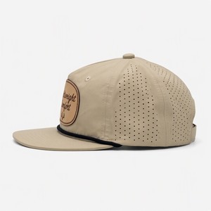 Casquette de camionneur personnalisée en similicuir sérigraphié, séchage rapide, dos en maille respirante, réglable, pour le sport – Vente en gros - Product Image 4
