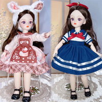 Muñecas BJD y Ropa, Articulaciones Móviles, 30 cm, 1/6, Ojos Simulados en 3D, Muñeca Articulada, Vestido DIY para Niñas, Regalo de Cumpleaños, Juguetes para Niños