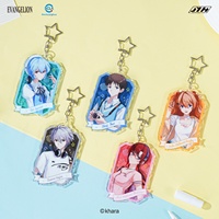 Joyouth Resmi Berlisensi EVANGELION Karakter Anime Gantungan Kunci Akrilik Dekorasi Koleksi Hadiah Merchandise Grosir