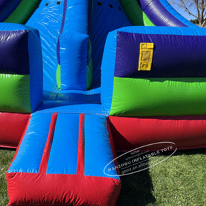 Glissière d'eau gonflable de qualité commerciale avec le <span class=keywords><strong>château</strong></span> gonflable de pente glissante d'enfants et d'adultes de piscine - Product Image 5