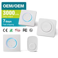 Venta caliente Hospital Store Village Factory 200m Range Impermeable Ip44 Ring Bell Chime Kit Timbre inalámbrico