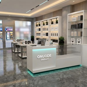 Glass <b>Checkout</b> Showcase <b>Counter</b> Custom Jewelry Store Cash Wrap Display Dispensary Shop Furniture for Tobacco Stores Smoke Shops - Product Image 3