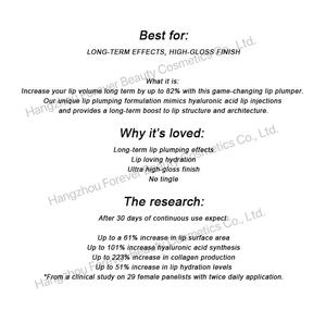 Remplisseur de lèvres hydratant en profondeur doux, marque privée, volumateur de lèvres rose en tube - Product Image 4