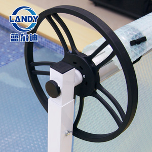 ม้วนคลุมสระว่ายน้ำแลนดี้ รุ่น 110L-U95 ทำจากอลูมิเนียมอัลลอยด์ ปรับความยาวได้ สำหรับสระว่ายน้ำส่วนตัวในบ้านพักตากอากาศ - Product Image 2