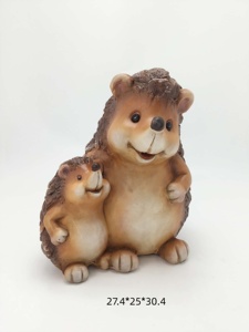 Decorazione Natalizia da <span class=keywords><strong>Giardino</strong></span> a Forma di <span class=keywords><strong>Riccio</strong></span> in Resina, Scultura Animale Realistica Dipinta a Mano, Ornamento Venduto Direttamente dalla Fabbrica - Product Image 6