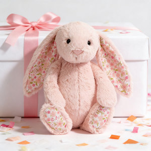 [Oster-Großhandelsgeschenk] JellyCatt 31cm Oster-Plüschhase mit Blumenohren, Kuscheltiere, Oster-Spielzeug-Geschenk im Großhandel - Product Image 3