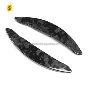 Accessoires intérieurs de voiture en Fiber de carbone forgé ES pour <span class=keywords><strong>Porsche</strong></span> Taycan <span class=keywords><strong>Panamera</strong></span> 2021 2022 <span class=keywords><strong>2023</strong></span> manette de vitesse - Product Image 6