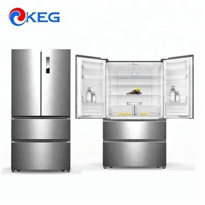 558L <b>Cheap</b> Big Capacity Home and Hotel Use Fridge Frost Free Side by Side Bottom Freezer French Door Refrigerator - Product Image 1