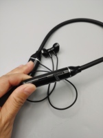 Écouteurs de Sport sans Fil à Basses Profondes Bluetooth avec Tour de Cou Magnétique, Affichage de Puissance et Micro pour Vente en Gros