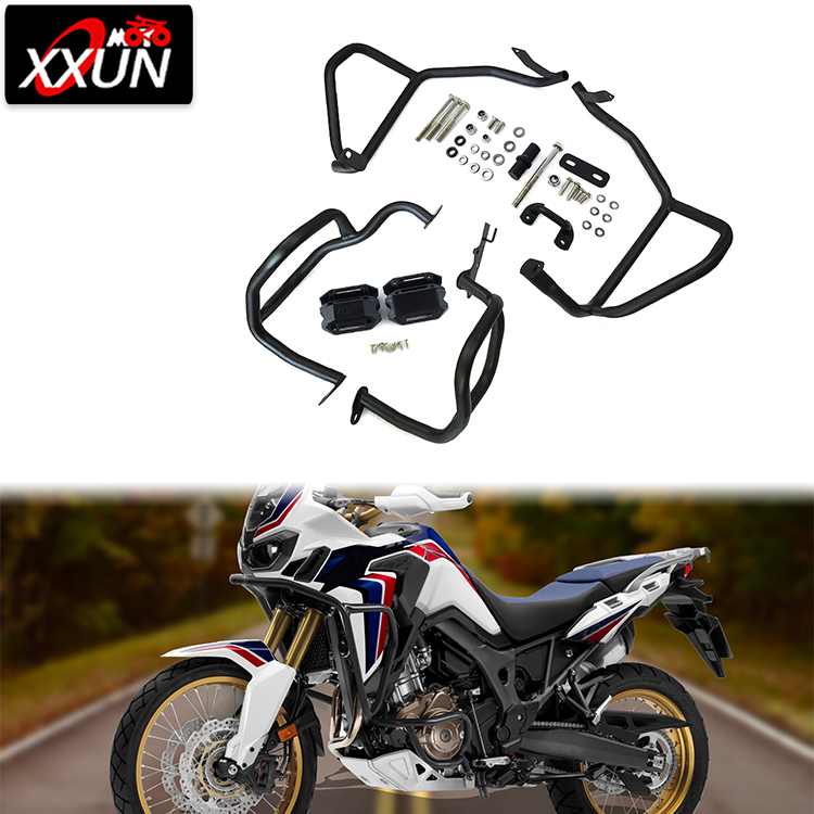 Детали мотоцикла XXUN, защита двигателя, полоса защиты, Боковой бампер, рама, защита от падения для Honda CRF 1000L Africa Twin 2016-2019