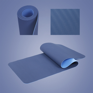 Alfombrilla de <span class=keywords><strong>Yoga</strong></span> TPE Ecológica Antideslizante, Personalizable con Logotipo, de <span class=keywords><strong>6</strong></span>/8 <span class=keywords><strong>mm</strong></span> de Grosor, Impermeable, Lavable, Premium - Product Image 4