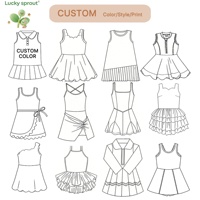 Robe de yoga une pièce pour filles, sans manches, à volants, ornée de strass, avec short intégré, couleur et logo personnalisables