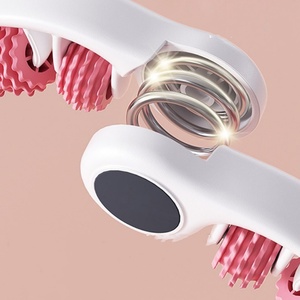 Masseur de cou manuel, appareil de massage confortable pour les muscles des jambes, rouleau de relaxation et de modelage corporel, pince annulaire - Product Image 6