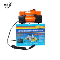 Heavy-duty 180W 12V DC ABS Double Cylinder Tire Inflator with 150PSI Max Pressure for SUVs