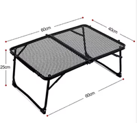 Table de pique-nique pliable et portable pour le camping en plein air, barbecue, facile à transporter