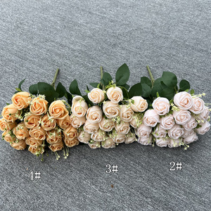 Nouveau commerce extérieur faisceaux <span class=keywords><strong>Rose</strong></span> usine 18 <span class=keywords><strong>West</strong></span> Yang Lei mariage fausses fleurs Noël <span class=keywords><strong>Rose</strong></span> tenant des fleurs en gros - Product Image 4