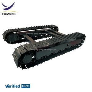 3 тонны 4 тонны 8 тонн 10 тонн гусеничные детали для строительной техники экскаватор гусеничная платформа резиновая стальная гусеничная ходовая часть - Product Image 1
