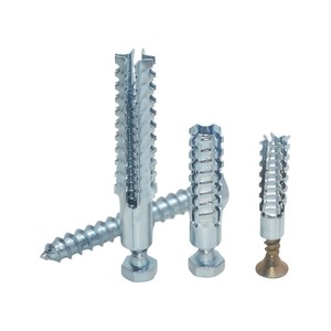 <span class=keywords><strong>Vis</strong></span> autotaraudeuses légères en métal galvanisé argenté pour fixation d'arbre de Noël, avec tube d'expansion pour briques creuses - Product Image 2