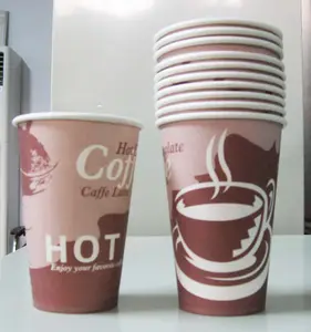 الجملة القهوة المواد الصانع أكواب قهوة من الورق ورقة الكرتون كوب ل فناجين القهوة