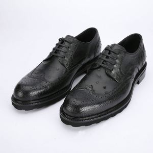 Zapatos Extra Grandes para Hombre, Zapatos de Boda de Alta Calidad con Punta Cuadrada, Impermeables, con Aumento de Altura, Construcción Duradera - Product Image 1