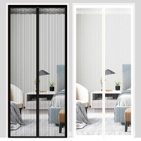 Rideaux de porte anti-moustiques personnalisés pour l'été, pour empêcher les moustiques, panneaux de porte magnétiques pour la maison