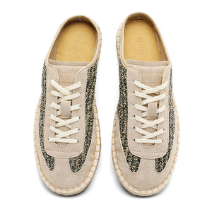 รองเท้าโลฟเฟอร์หนังอเนกประสงค์แบบใหม่, รองเท้ามุลเลอร์, รองเท้าแตะพื้นแบนครึ่งเดียว - แบบชิ้นเดียว ระบายอากาศได้ดี สวมใส่สบาย และน้ำหนักเบา - Product Image 2