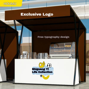 HOUMU  Étal de marché nocturne commercial, stand d'activités pour célébrités d'Internet, marché alimentaire en plein air, tente de marché avec tissu Oxford - Product Image 4