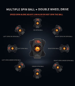 روبوت تدريب كرة الطاولة الذكي المحمول القابل للتعديل والصديق للبيئة HuiPang S6-Pro مع شبكة إعادة تدوير الكرات - Product Image 3
