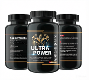 Complément alimentaire pour la santé masculine OEM Natualrise, à base de maca naturelle, pour le soutien musculaire et la gestion de l'énergie, 60 unités. - Product Image 1