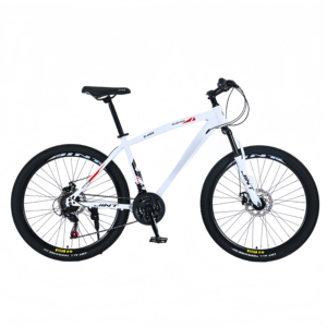 Vélo de montagne à cadre en acier carbone tout-terrain 26 pouces 21 vitesses Hardtail Frein à disque Triathlon Trail Riding VTT pour adultes - Product Image 1