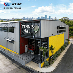 Estructura de Marco Portátil de Alta Resistencia para la Construcción de Pistas de Tenis con Instalación Rápida, Aislada, Estándar ASTM A36, Confiable - Product Image 1