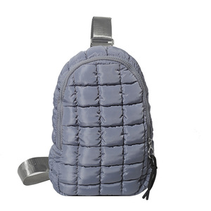 Sac de poitrine en tissu Cloud Grid pour voiture, sac de sport tendance européen et américain, sac de poitrine pour cyclisme en plein air B0028 - Product Image 3