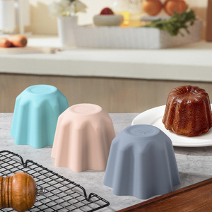 Molde de Silicona para Hornear sin BPA y Molde para Pan Mini Panettone Colección Let's Celebrate Bakeware Molde Multiusos para Gelatina - Product Image 3