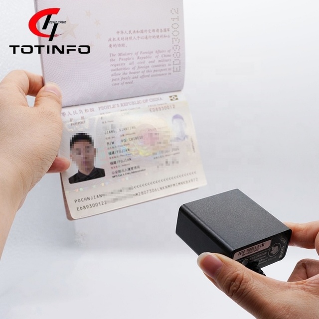 TOTINFO Combined ICAO9303 ID Card OCR MRZ Driver License PDF417 QR Reader 2D/1D Barcode Scanner COM/USB Access Control Stock