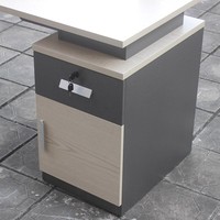 Escritorio de ordenador de personal de 1,2 m moderno y duradero en color claro, madera de melamina, precio de fábrica, escritorio de oficina de tamaño pequeño